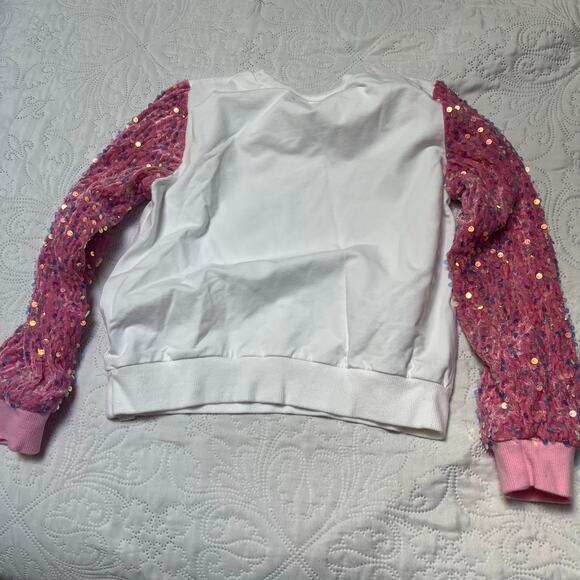 Love & Grow Bejeweled Swiftie Sweatshirt Size 7 - Picture 4 of 7